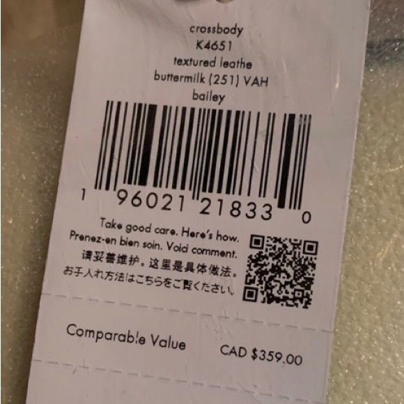 Kate Spade Bailey Buttermilk Glaze Cross Body Satchel - Picture 6 of 6